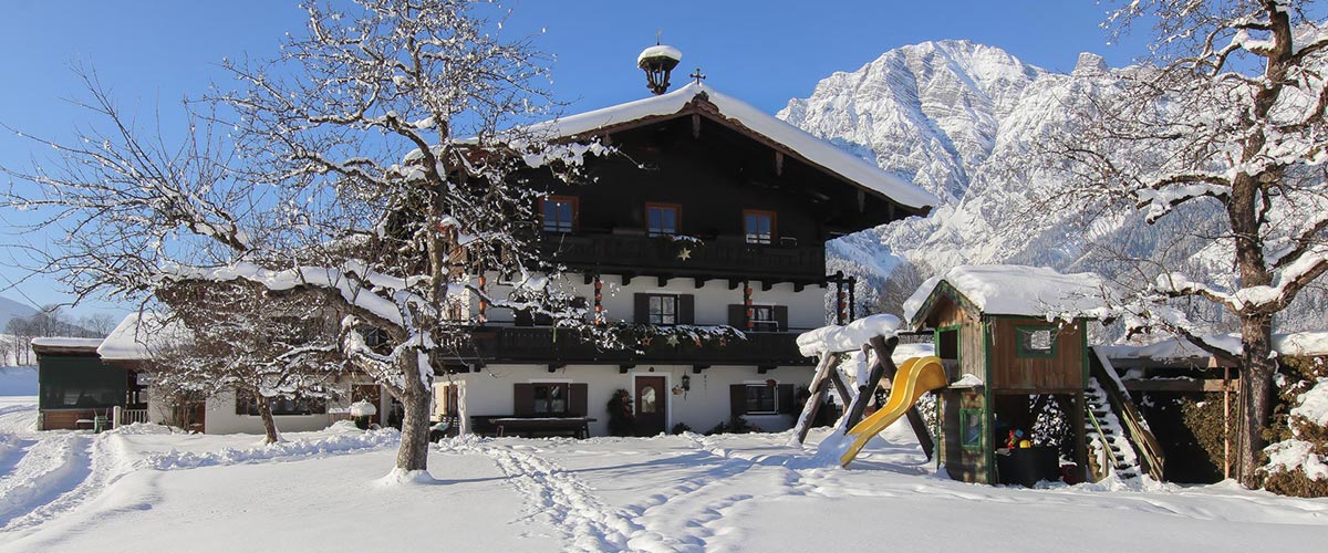 Bauernhof Winterurlaub Leogang 4